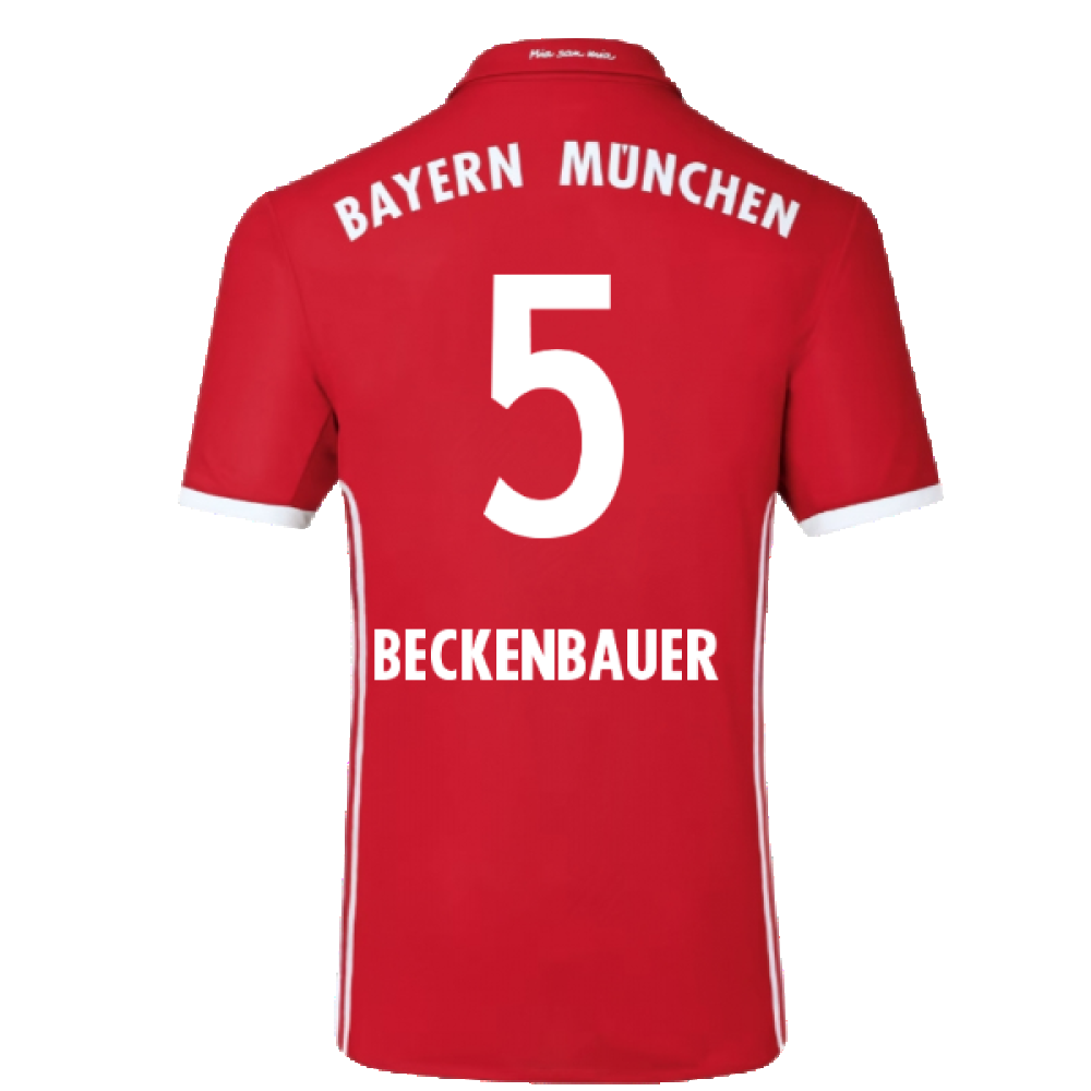 Bayern Munich 2016-17 Home Shirt ((Excellent) L) (Beckenbauer 5)