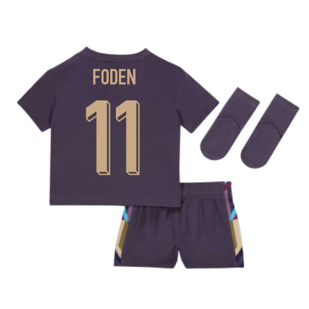 2024-2025 England Away Baby Kit (Foden 11)