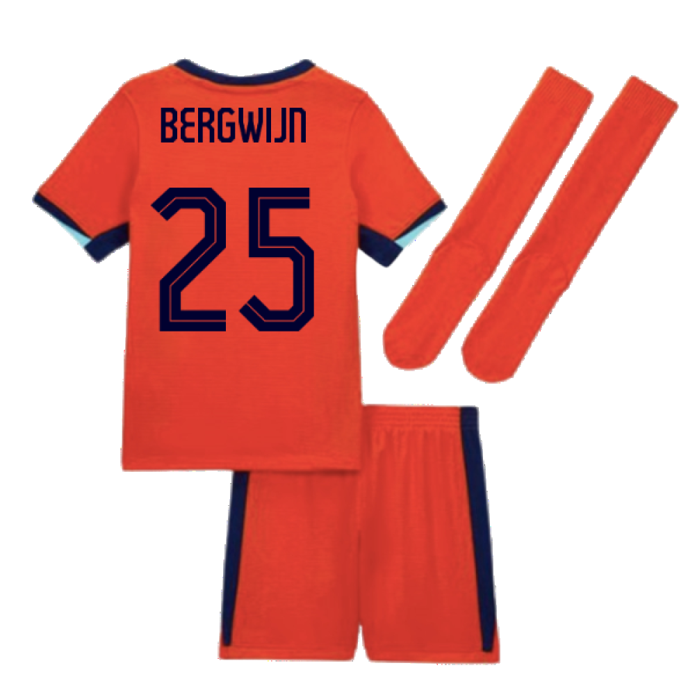 2024-2025 Netherlands Home Mini Kit (Bergwijn 25)