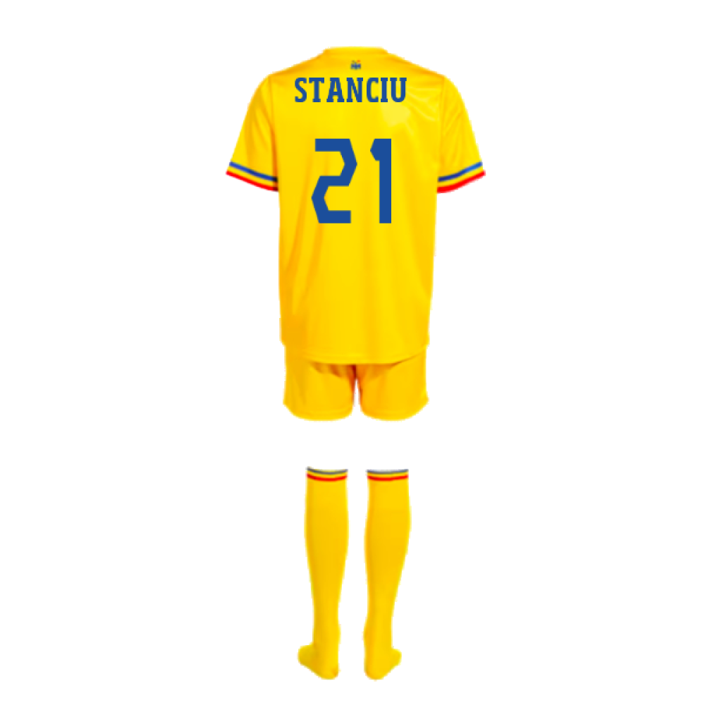 2024-2025 Romania Home Mini Kit (Stanciu 21)