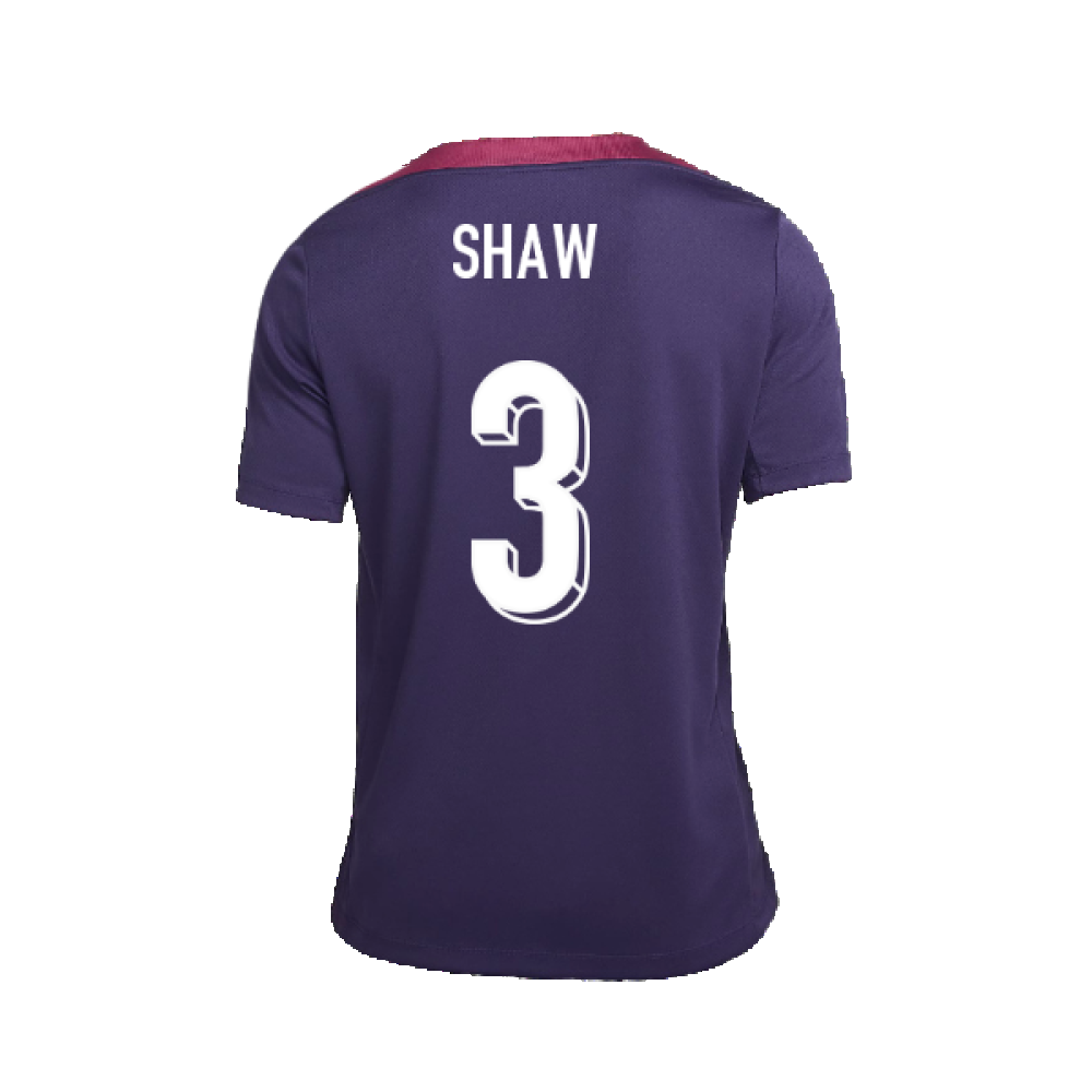 2024-2025 England Strike Training Shirt (Purple Ink) (Shaw 3)