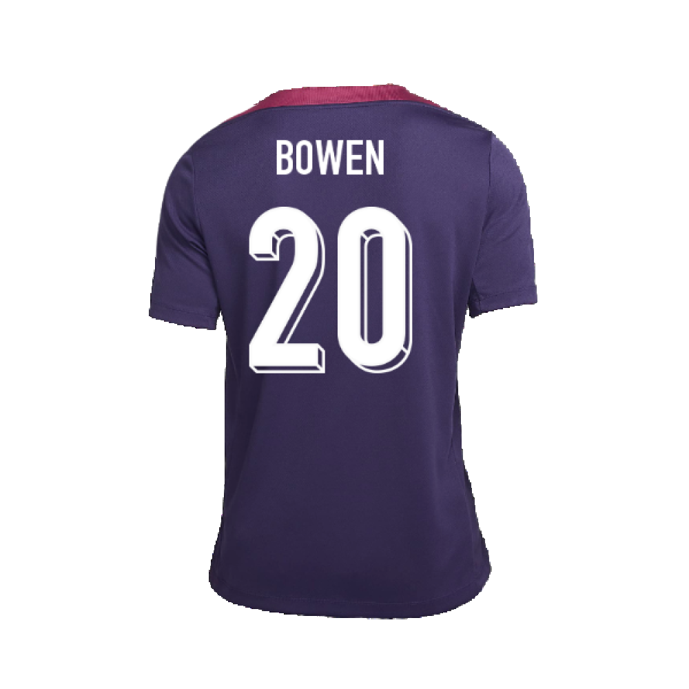 2024-2025 England Strike Training Shirt (Purple Ink) (Bowen 20)