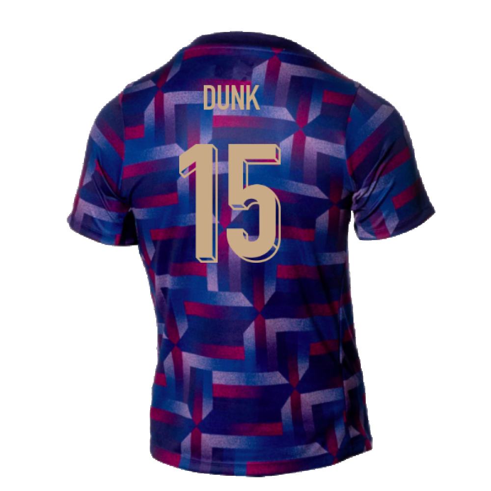 2024-2025 England Academy Pro Pre-Match Shirt (Purple Ink) (Dunk 15)