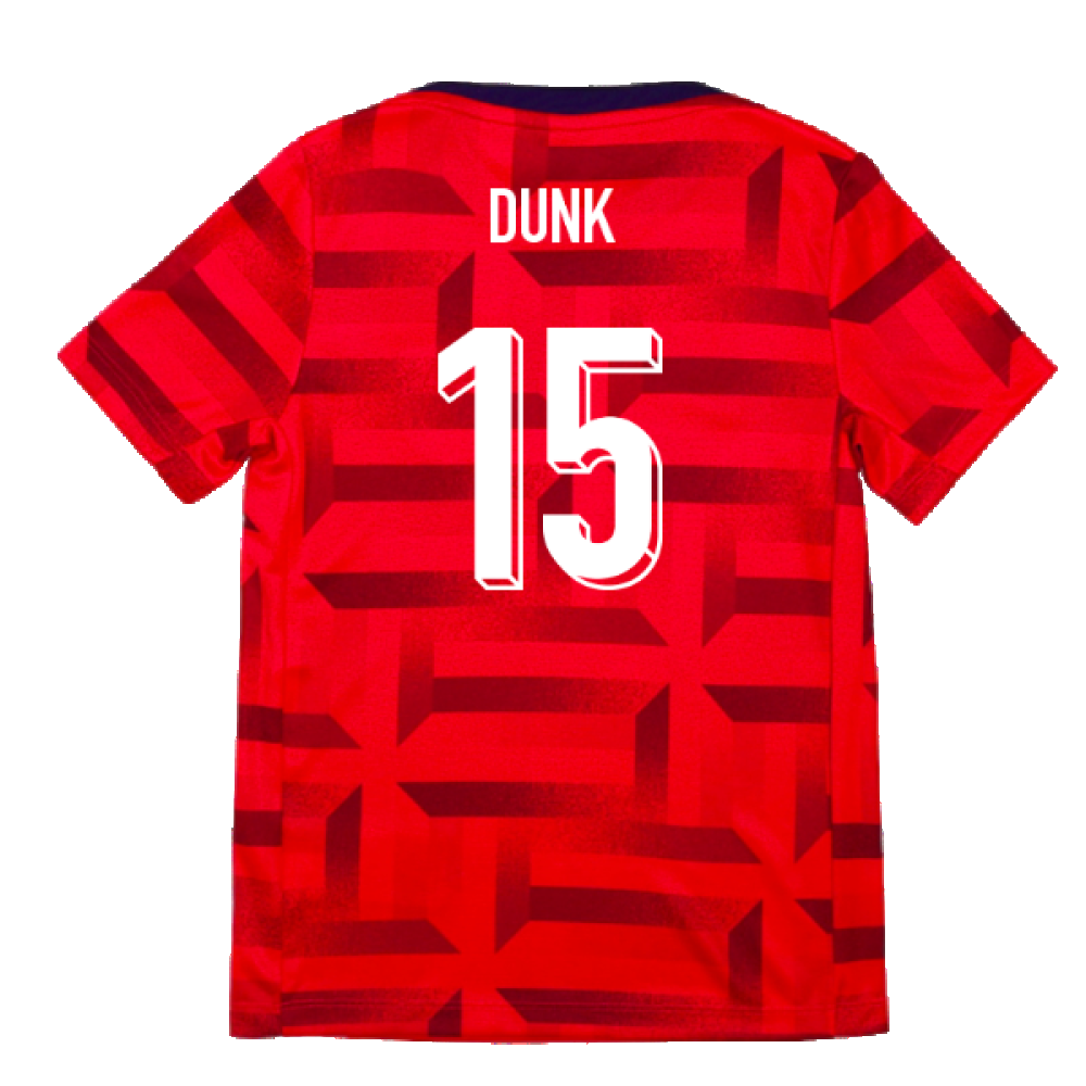 2024-2025 England Academy Pro Pre-Match Top (Siren Red) - Kids (Dunk 15)