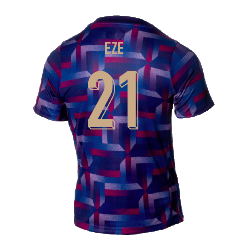 2024-2025 England Academy Pro Pre-Match Shirt (Purple Ink) (Eze 21)