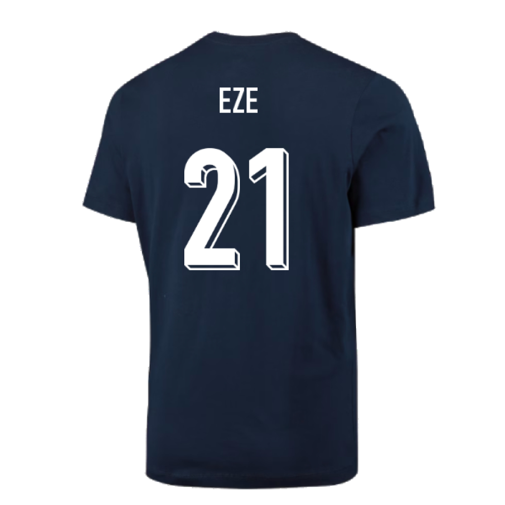 2024-2025 England Football T-Shirt (Navy) (Eze 21)