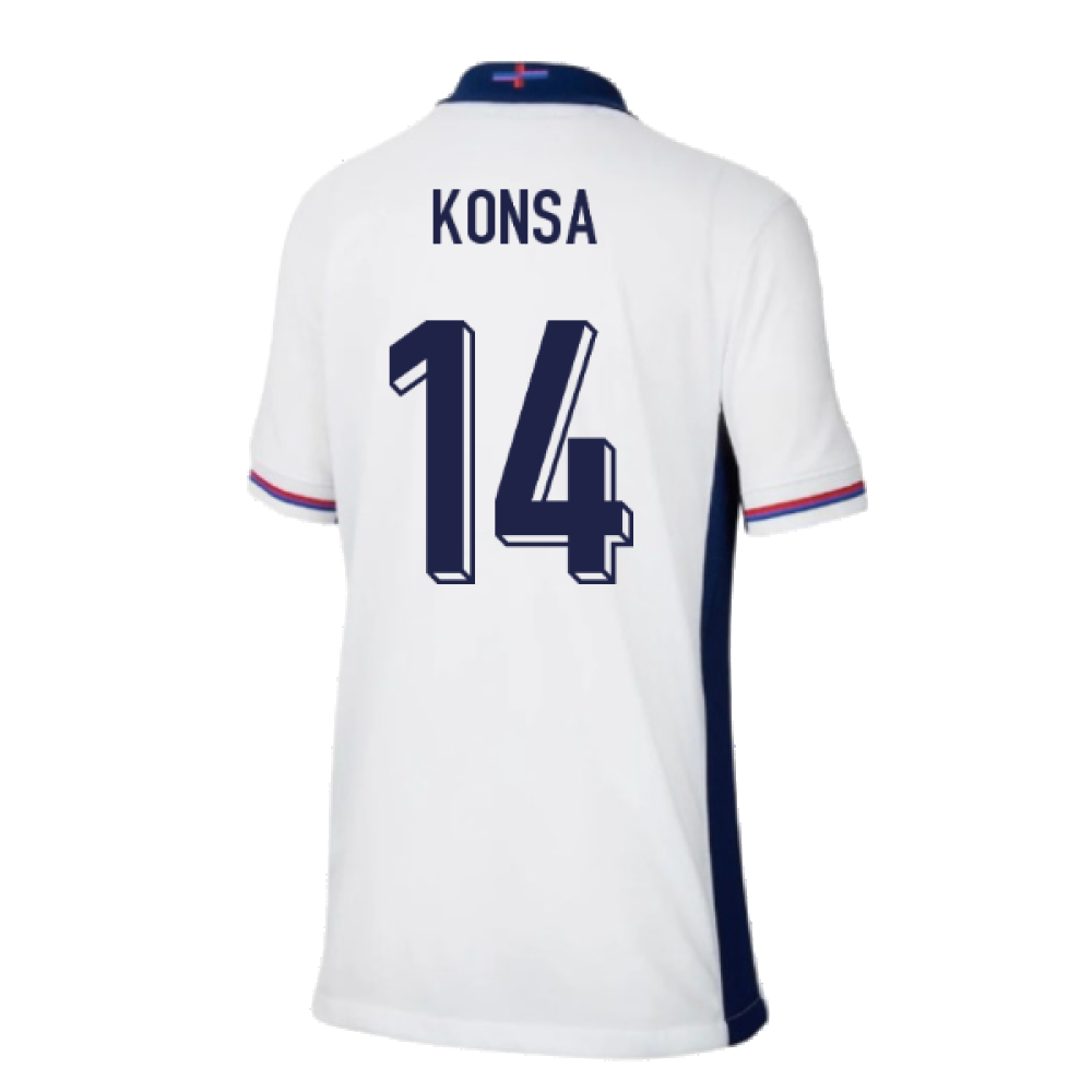 2024-2025 England Home Shirt (Kids) (Konsa 14)