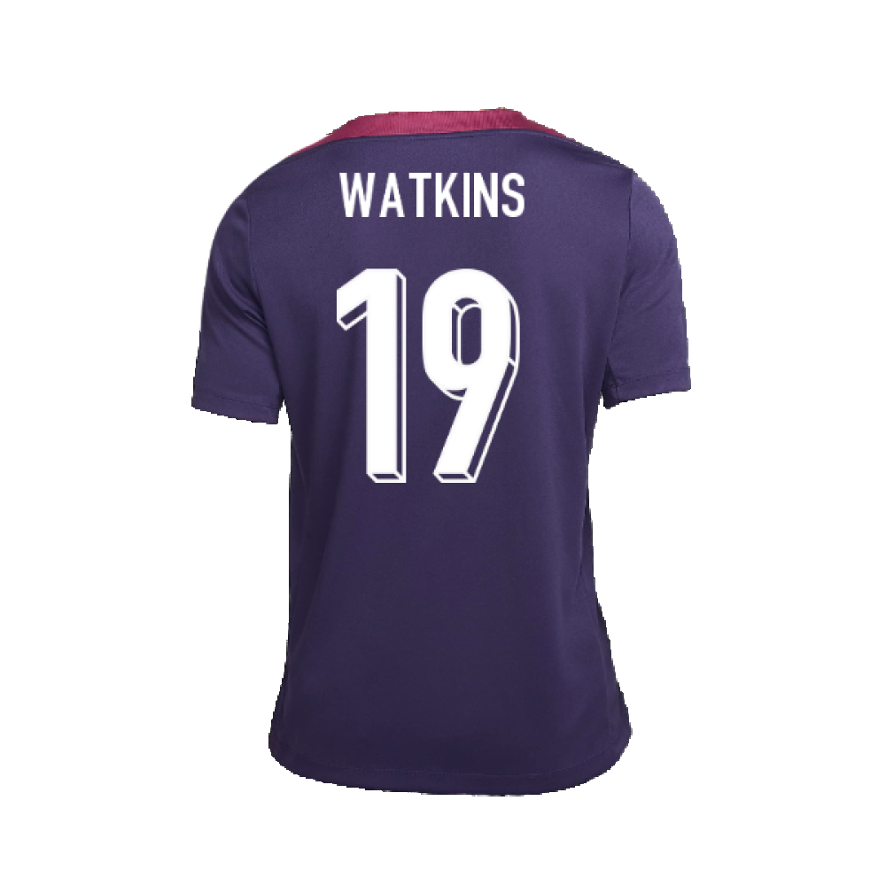 2024-2025 England Strike Training Shirt (Purple Ink) (Watkins 19)