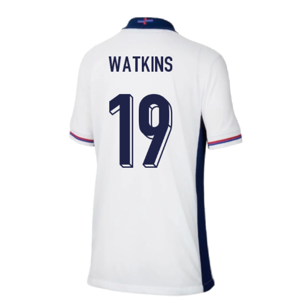 2024-2025 England Home Shirt (Kids) (Watkins 19)