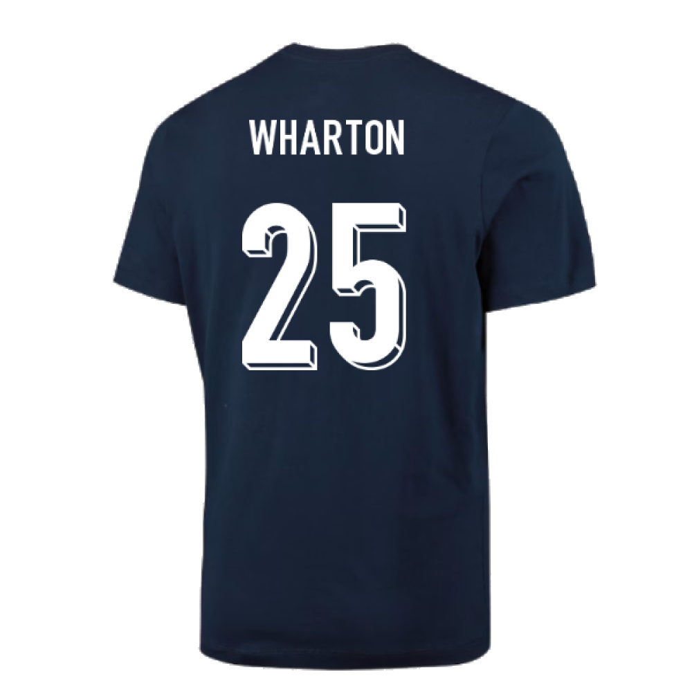 2024-2025 England Football T-Shirt (Navy) (Wharton 25)