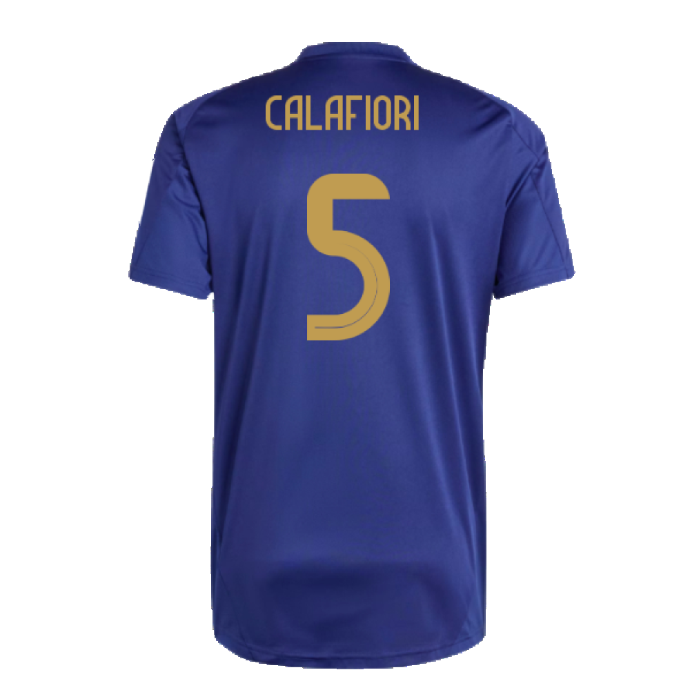 2024-2025 Italy Training Jersey (Navy) (CALAFIORI 5)