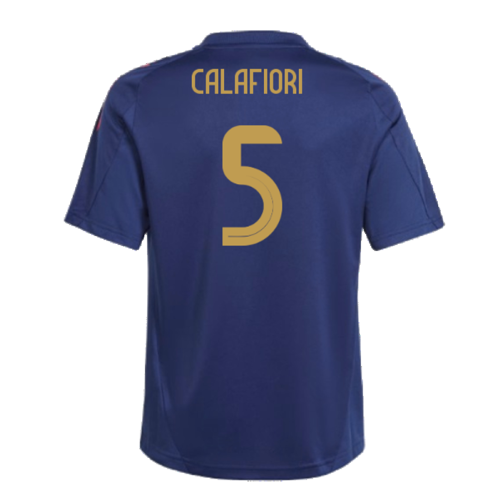 2024-2025 Italy Training Jersey (Navy) - Kids (CALAFIORI 5)