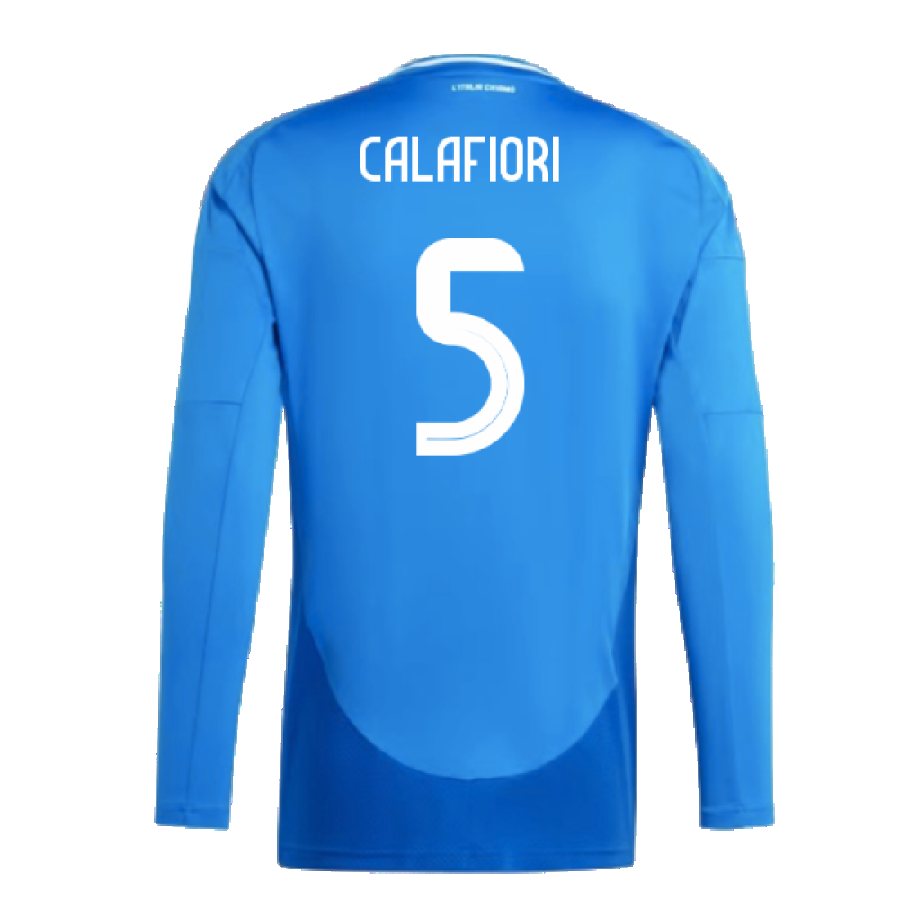 2024-2025 Italy Long Sleeve Home Shirt (CALAFIORI 5)