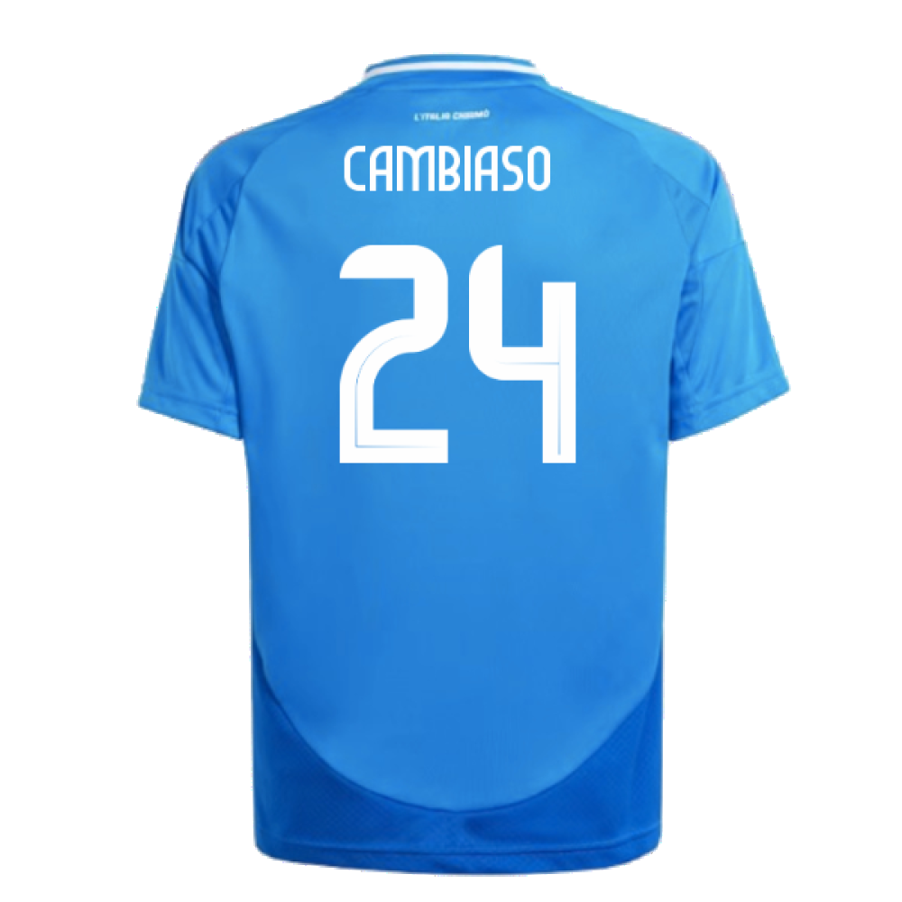 2024-2025 Italy Home Shirt (Kids) (CAMBIASO 24)