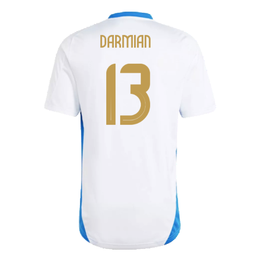 2024-2025 Italy Training Tee (White) (DARMIAN 13)