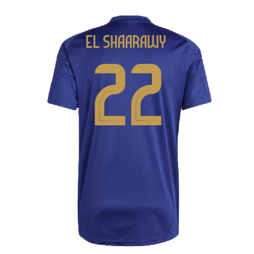 2024-2025 Italy Training Jersey (Navy) (EL SHAARAWY 22)