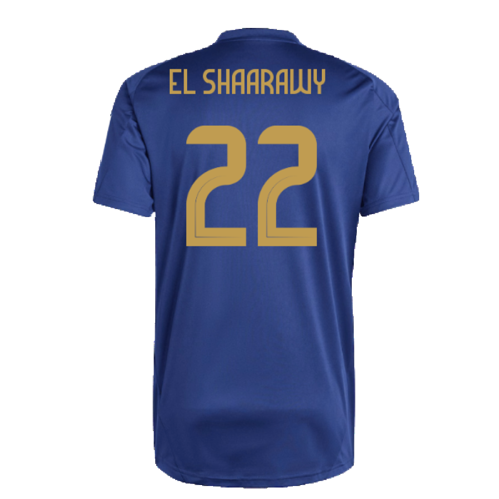 2024-2025 Italy Training Tee (Navy) (EL SHAARAWY 22)