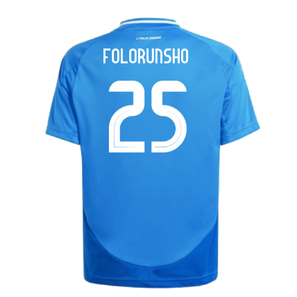 2024-2025 Italy Home Shirt (Kids) (FOLORUNSHO 25)