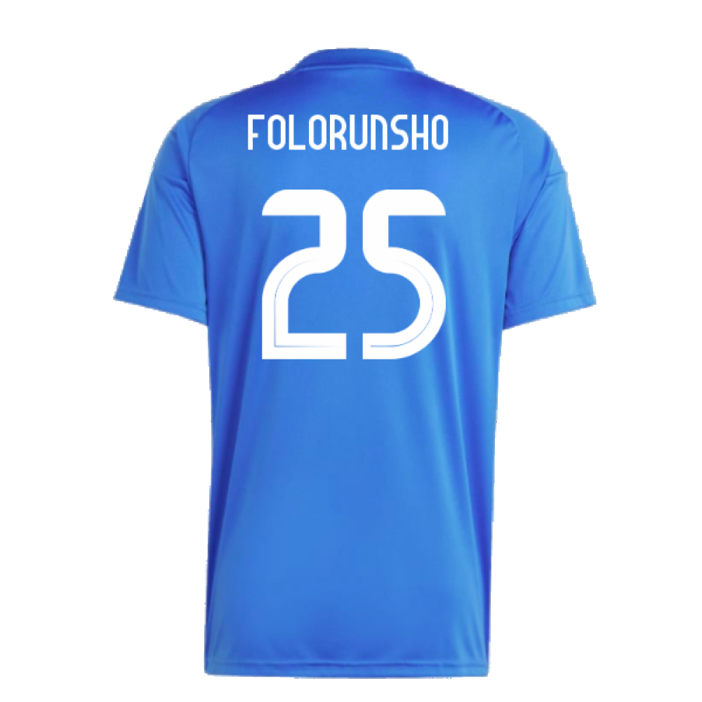 2024-2025 Italy Home Fan Jersey (FOLORUNSHO 25)