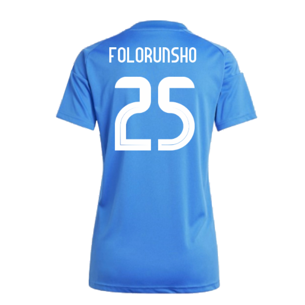 2024-2025 Italy Home Fan Jersey (Ladies) (FOLORUNSHO 25)