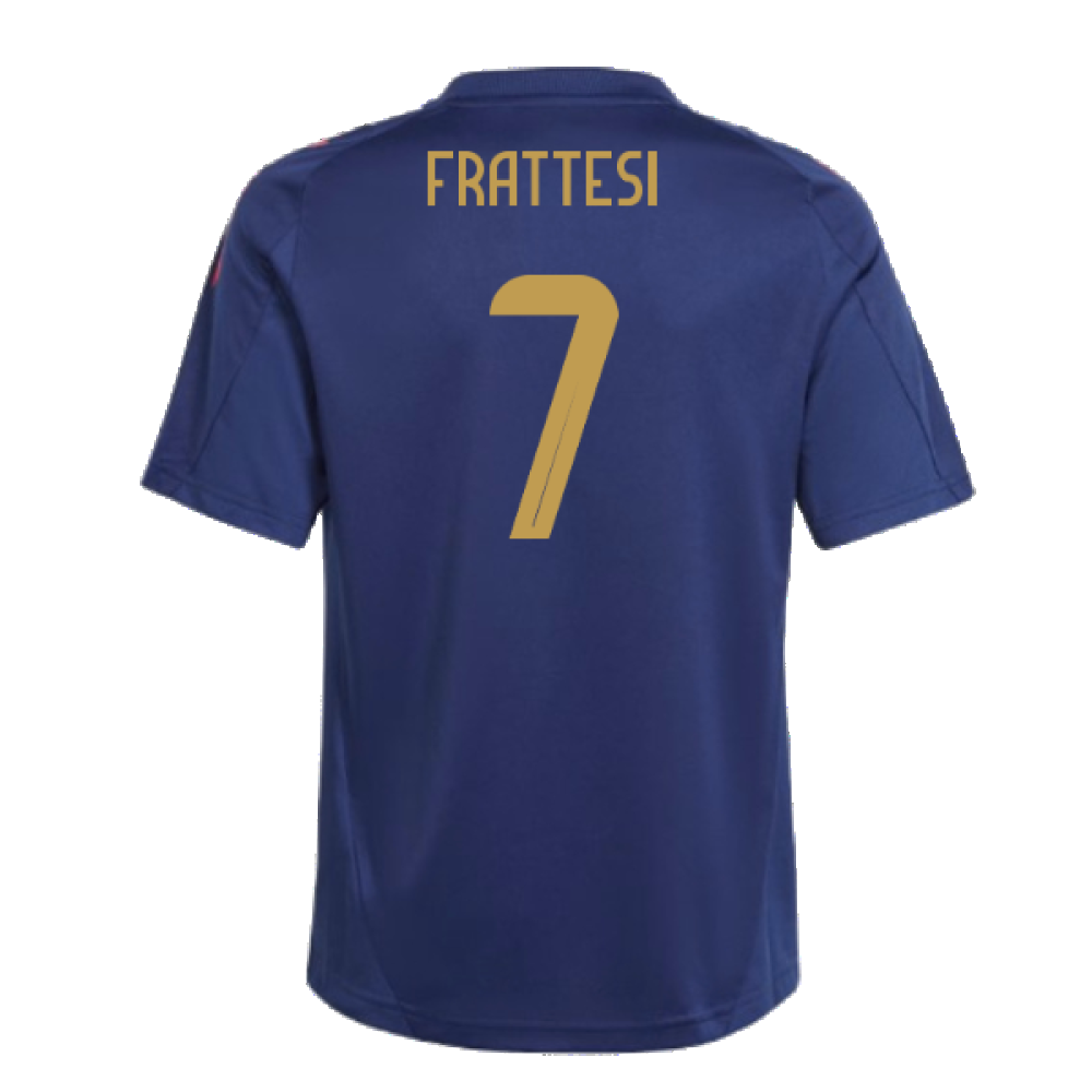 2024-2025 Italy Training Jersey (Navy) - Kids (FRATTESI 7)