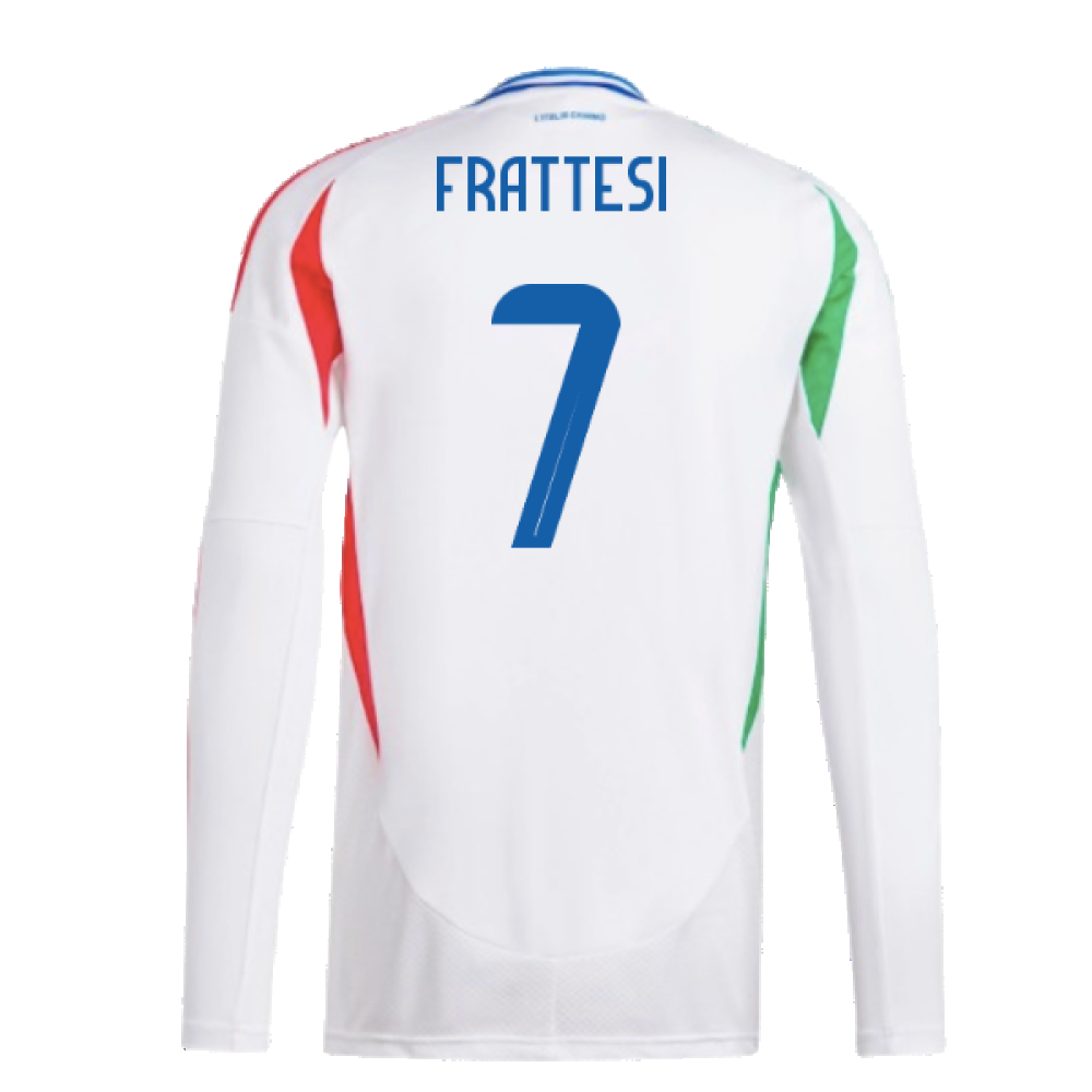 2024-2025 Italy Long Sleeve Away Shirt (FRATTESI 7)