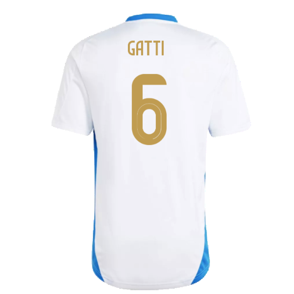 2024-2025 Italy Training Tee (White) (GATTI 6)