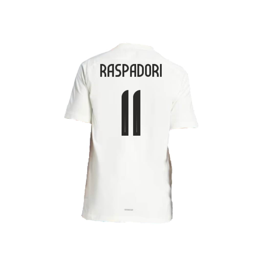 2024-2025 Italy DNA Graphic Tee (White) (RASPADORI 11)