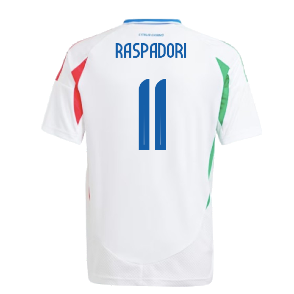 2024-2025 Italy Away Shirt (Kids) (RASPADORI 11)