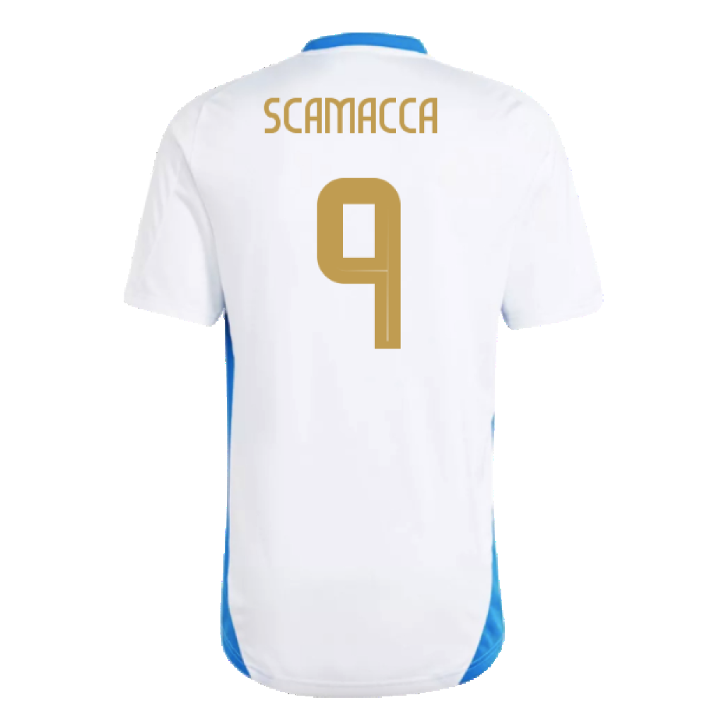 2024-2025 Italy Training Tee (White) (SCAMACCA 9)