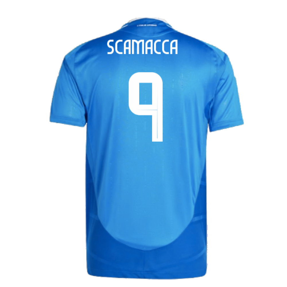 2024-2025 Italy Authentic Home Shirt (SCAMACCA 9)