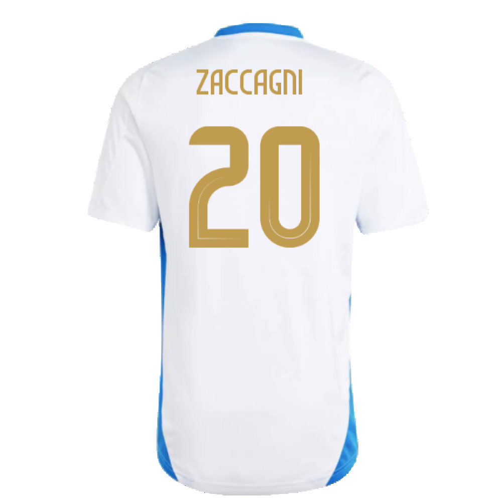 2024-2025 Italy Training Tee (White) (ZACCAGNI 20)