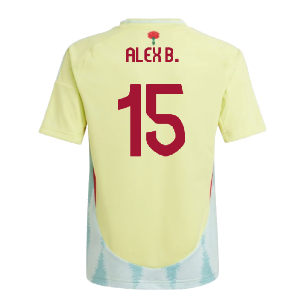 2024-2025 Spain Away Shirt (Kids) (Alex B. 15)