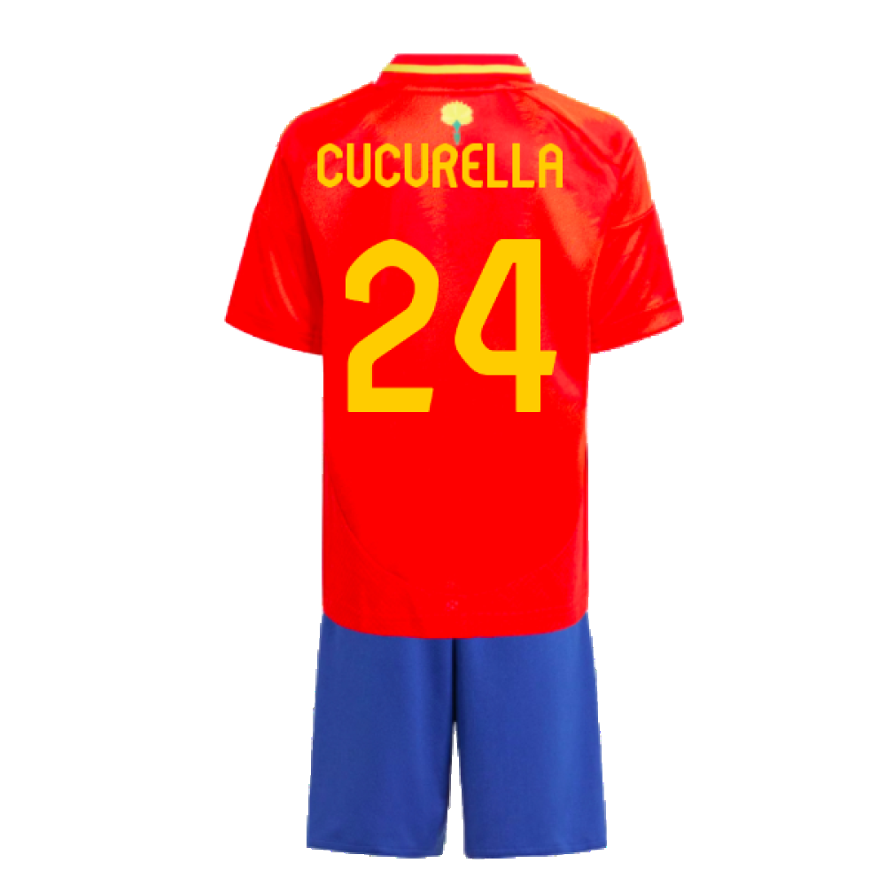 2024-2025 Spain Home Mini Kit (Cucurella 24)