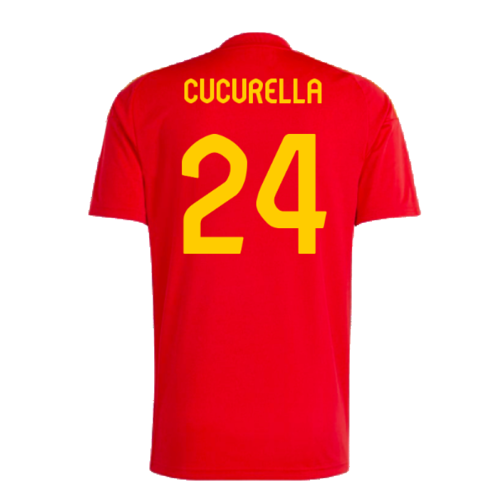 2024-2025 Spain Home Fan Jersey (Cucurella 24)