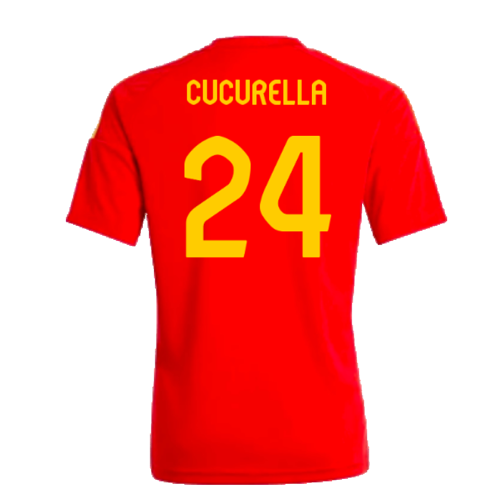 2024-2025 Spain Home Fan Shirt (Kids) (Cucurella 24)