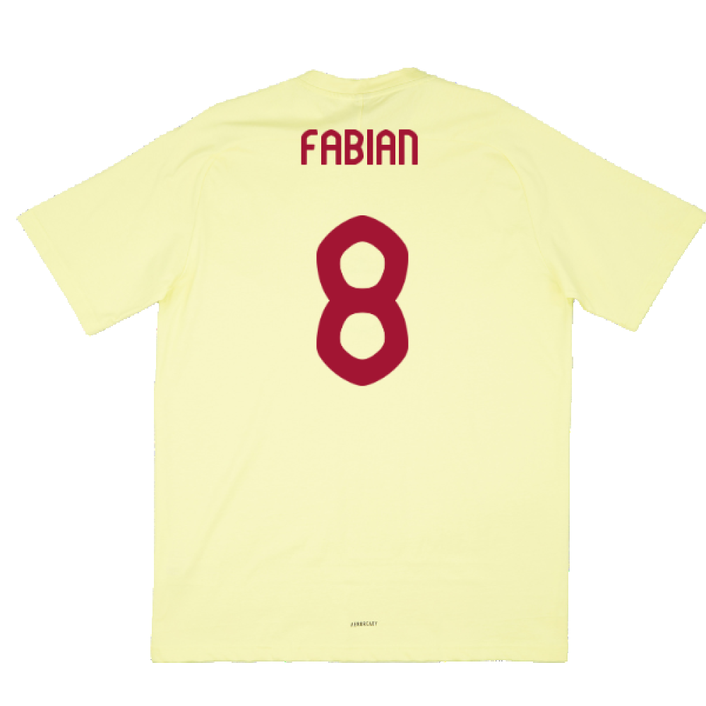 2024-2025 Spain Travel Tee (Yellow) (Fabian 8)