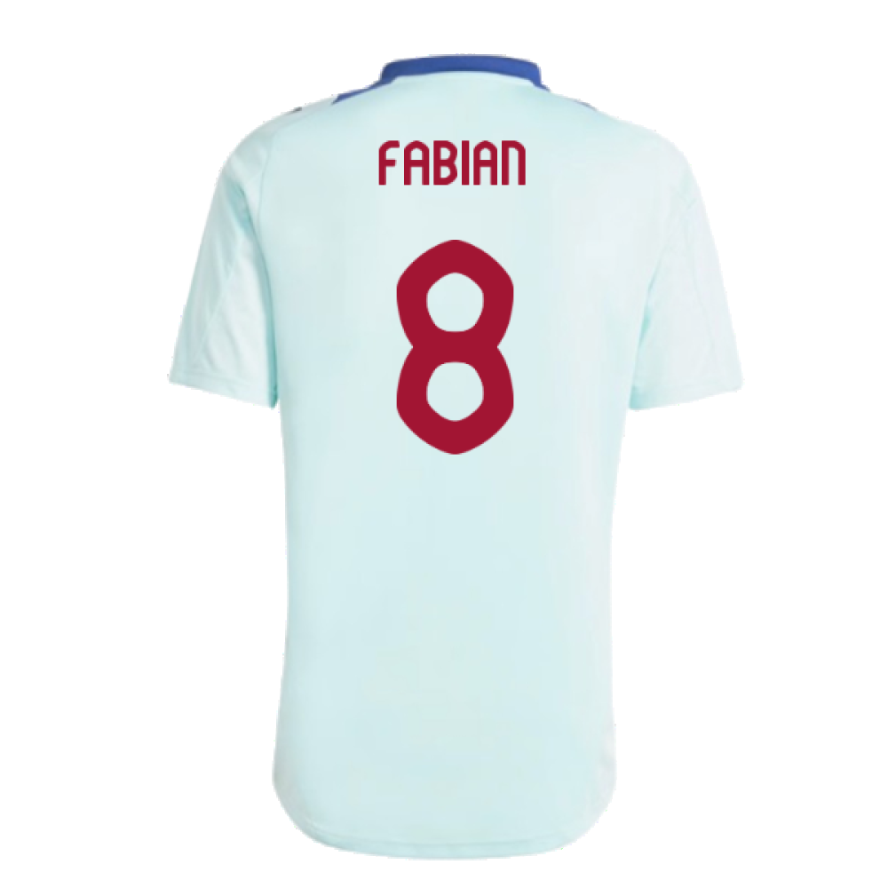 2024-2025 Spain Training Jersey (Halo Mint) (Fabian 8)