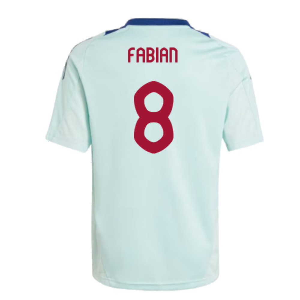 2024-2025 Spain Training Jersey (Turquoise) - Kids (Fabian 8)