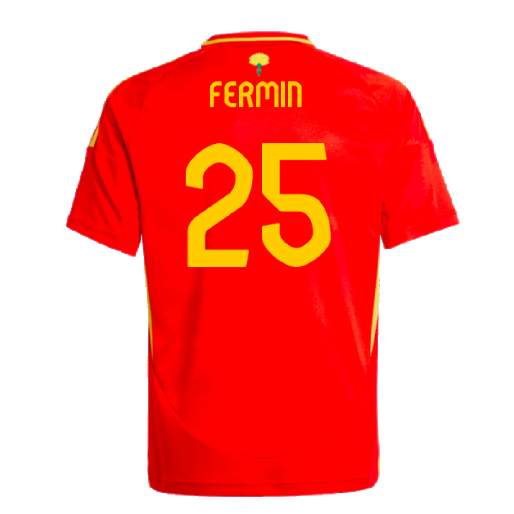 2024-2025 Spain Home Shirt (Kids) (Fermin 25)