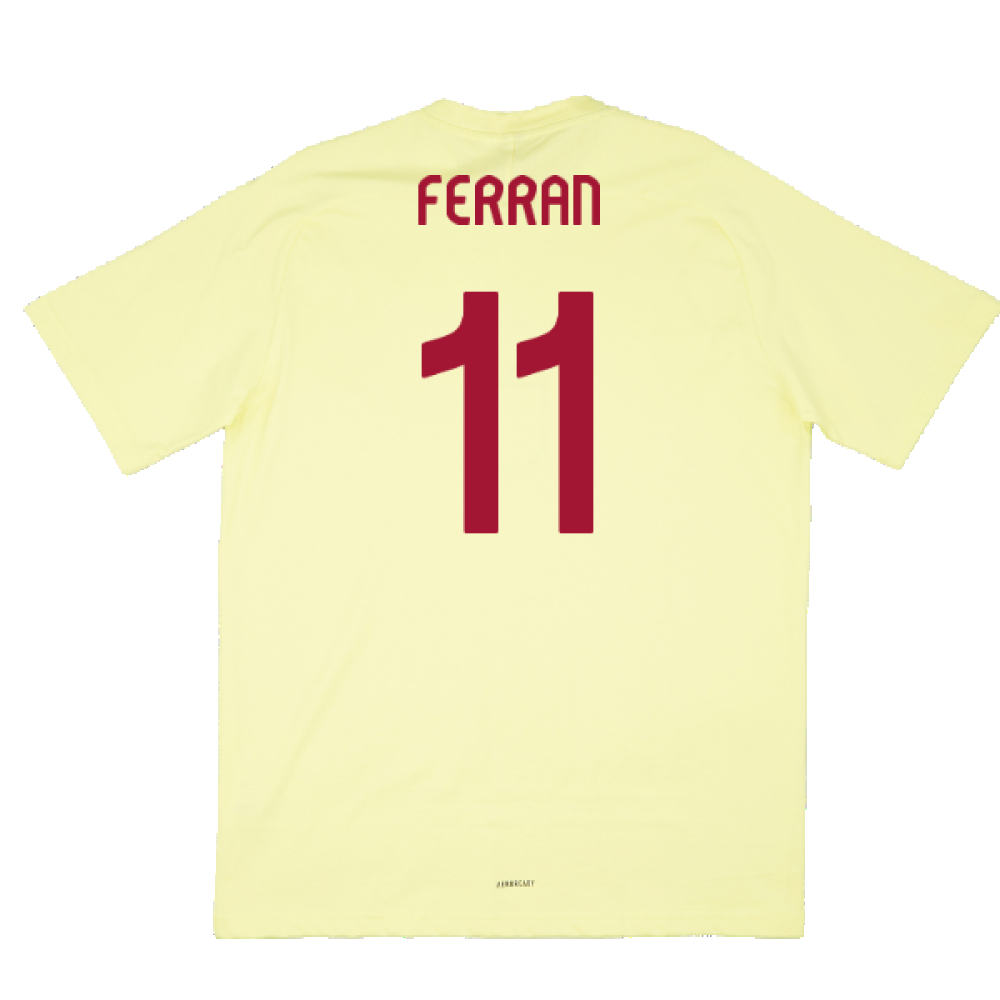 2024-2025 Spain Travel Tee (Yellow) (Ferran 11)