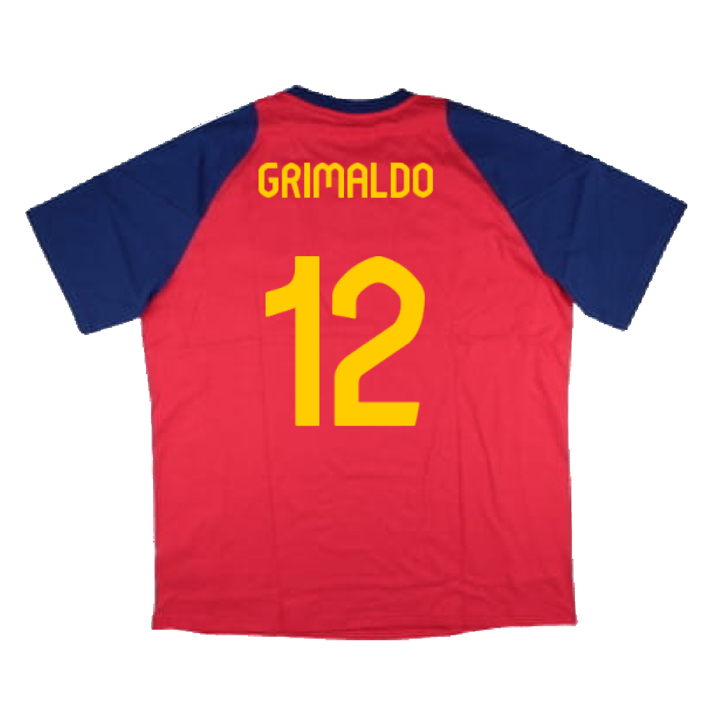 2024-2025 Spain Training Tee (Red) (Grimaldo 12)