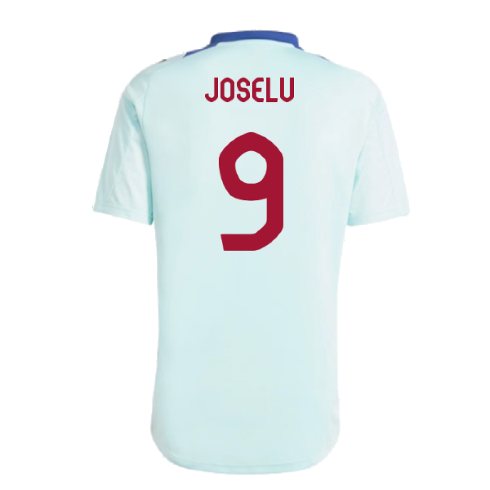 2024-2025 Spain Training Jersey (Halo Mint) (Joselu 9)