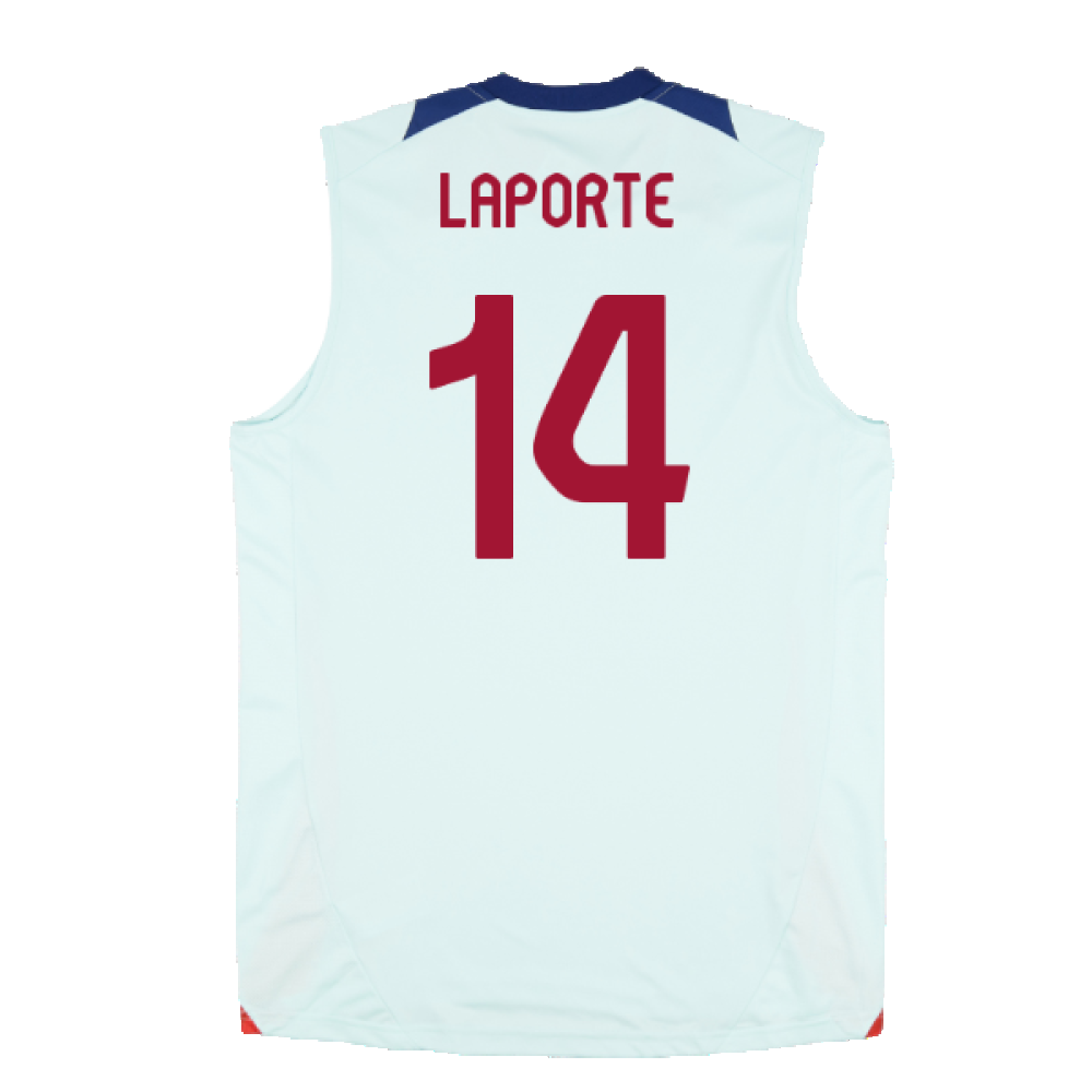 2024-2025 Spain Sleeveless Jersey (Mint) (Laporte 14)