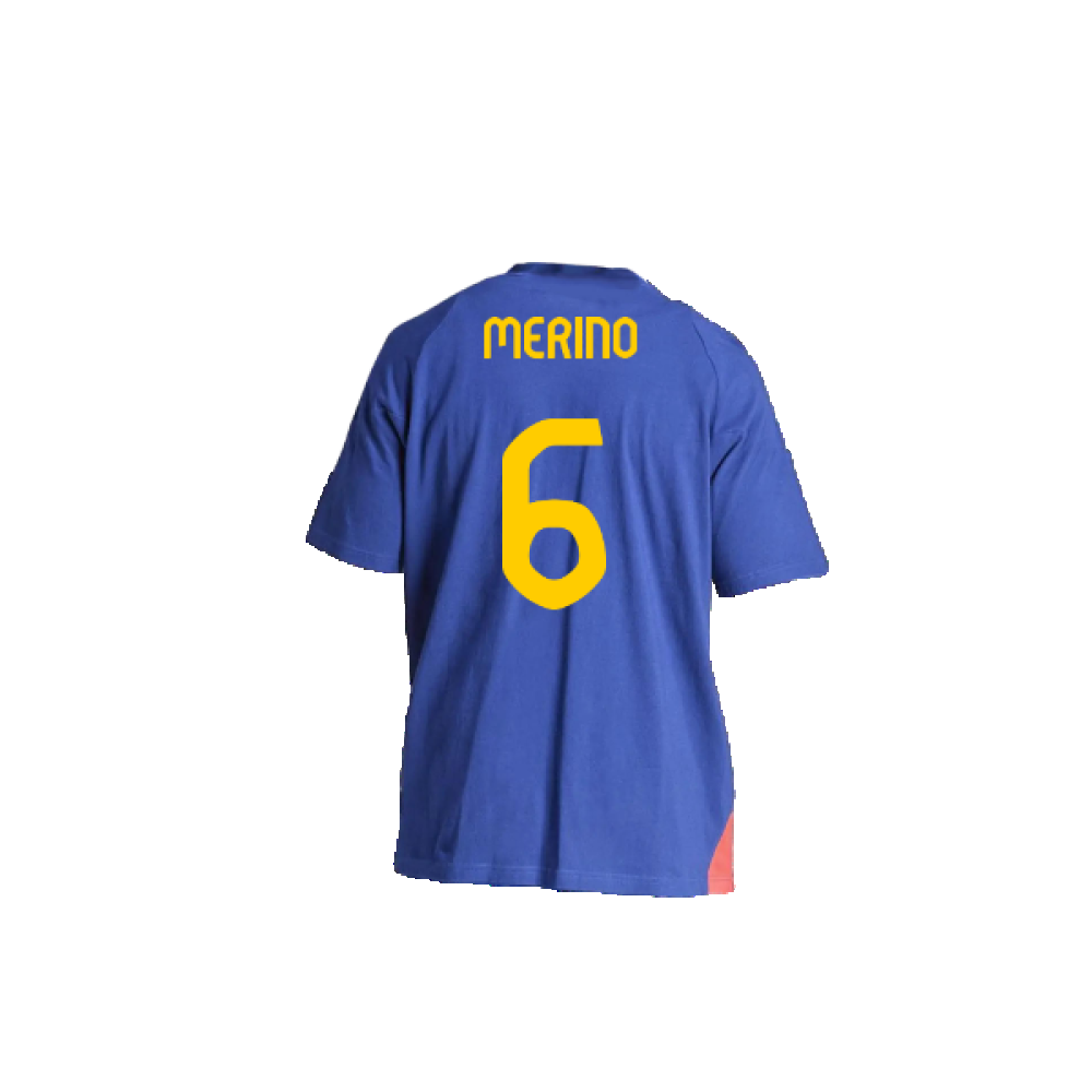 2024-2025 Spain Training Tee (Blue) (Merino 6)