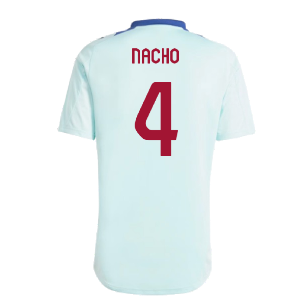 2024-2025 Spain Training Jersey (Halo Mint) (Nacho 4)