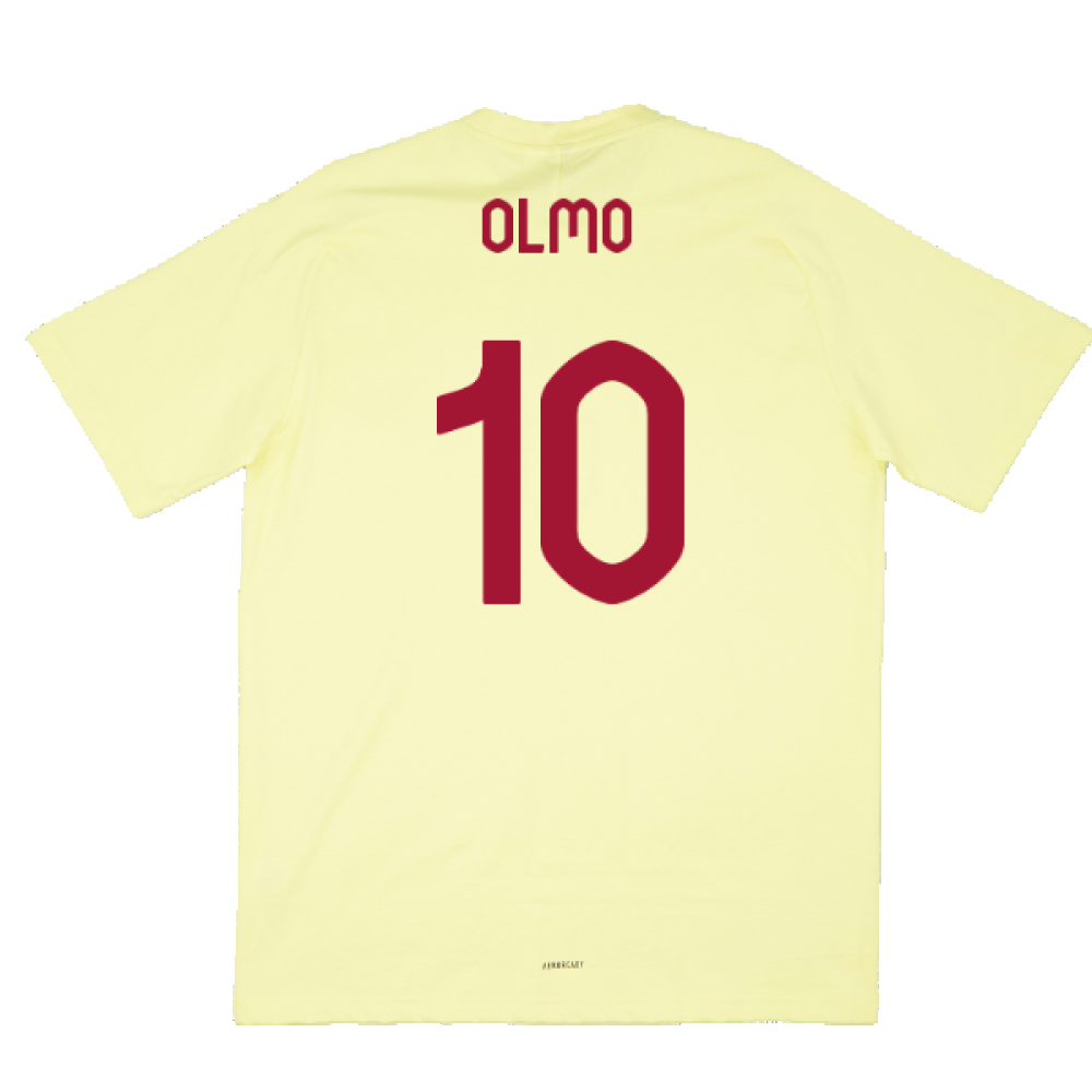 2024-2025 Spain Travel Tee (Yellow) (Olmo 10)