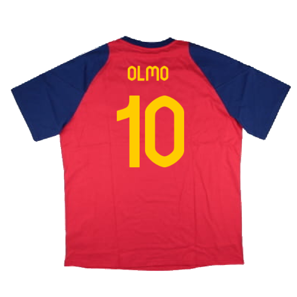 2024-2025 Spain Training Tee (Red) (Olmo 10)