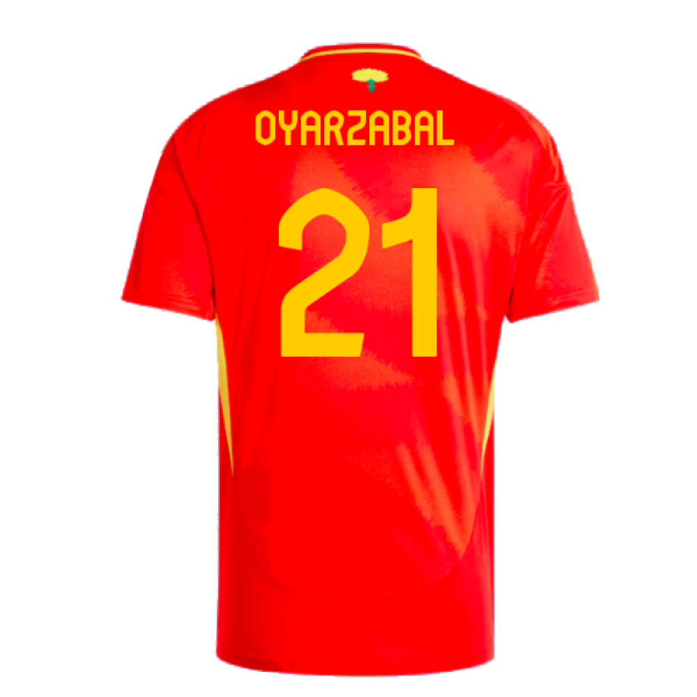 2024-2025 Spain Home Shirt (Oyarzabal 21)