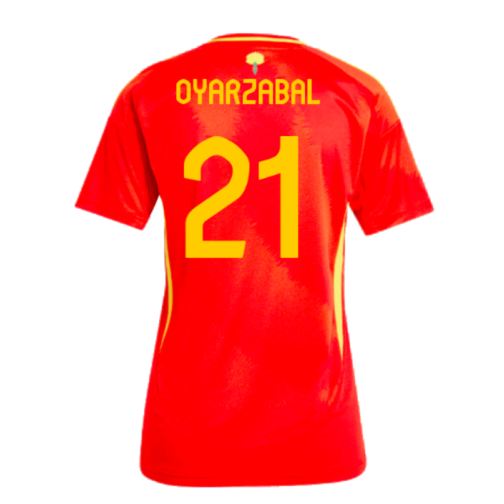 2024-2025 Spain Home Shirt (Ladies) (Oyarzabal 21)